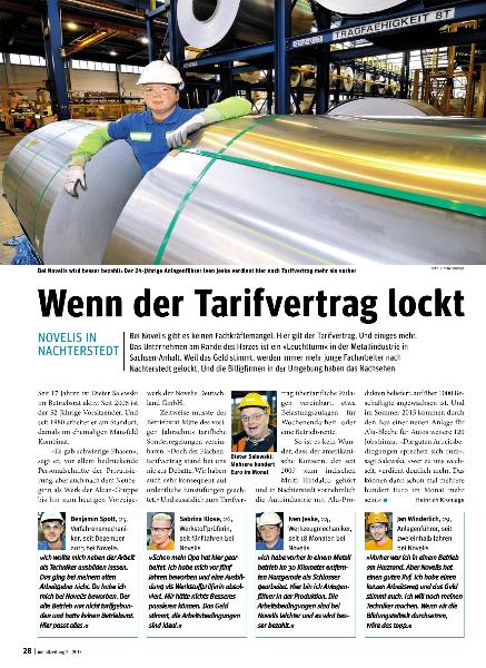 metallzeitung - Regionalseiten Niedersachsen-Sachsen-Anhalt Februar 2015