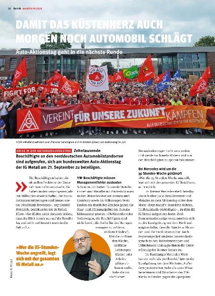 metall-Regionalseiten Küste September/Oktober 2026