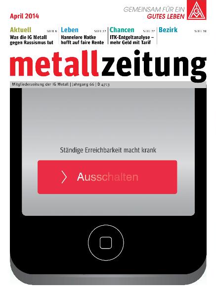 metallzeitung April 2014