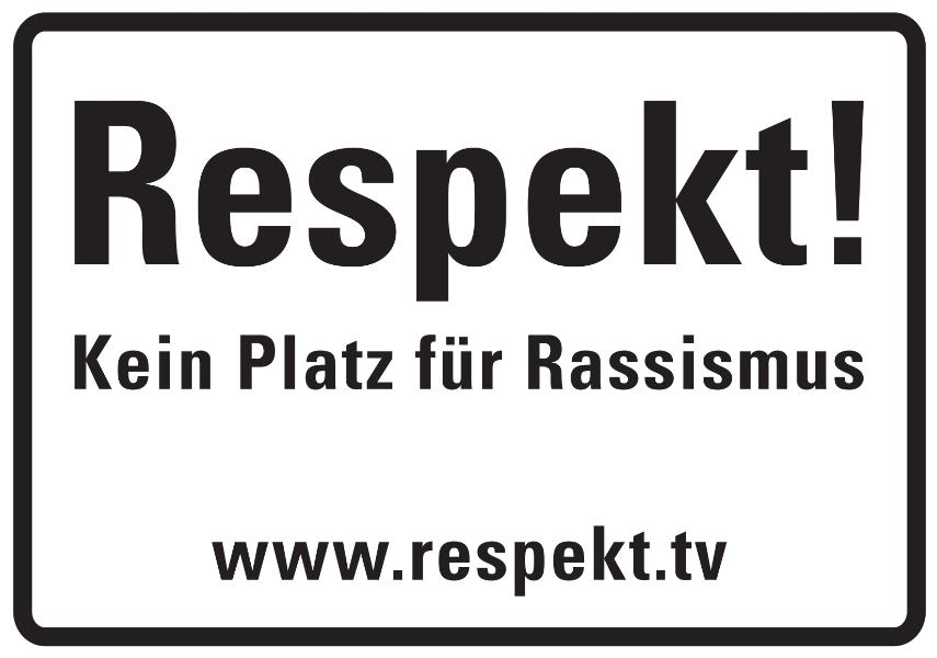 Respekt-Schild zum Ausdrucken