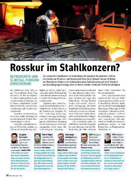 metallzeitung - Regionalseiten Niedersachsen und Sachsen-Anhalt Mai 2013