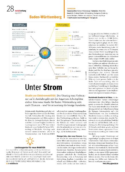 metallzeitung - Regionalseiten Baden-Württemberg April 2019