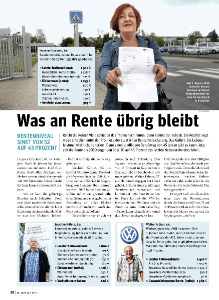 metallzeitung - Regionalseiten Niedersachsen und Sachsen-Anhalt November 2012