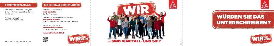 Flyer Verzichtserklärung 6-seitig, DIN lang (quer)