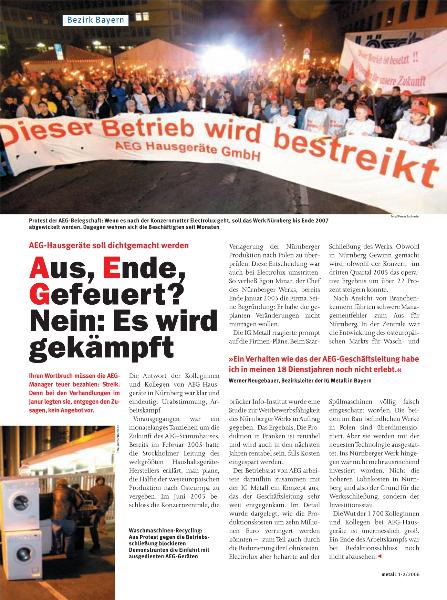 metall-Regionalseiten Bayern Januar/Februar 2006