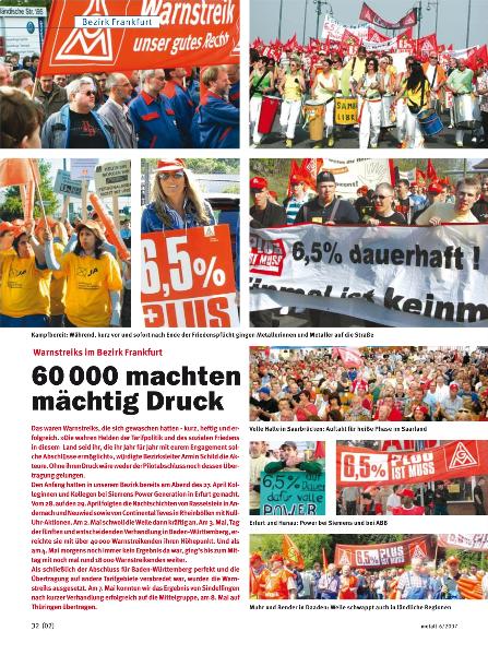 metall - Regionalseiten Frankfurt Juni 2007