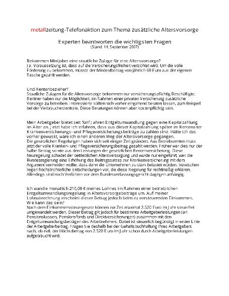 telefonaktion_altersvorsorge_fragen_antworten