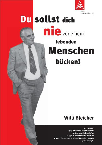 Plakat: Willi Bleicher