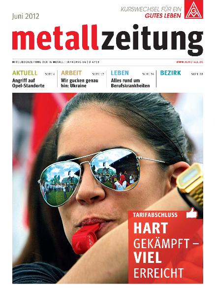 metallzeitung Juni 2012