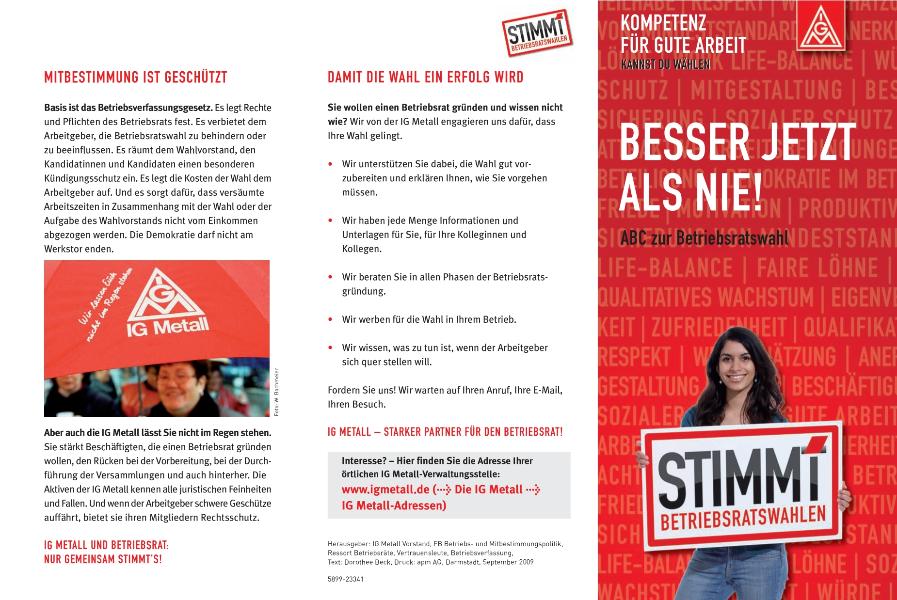 Besser jetzt als nie