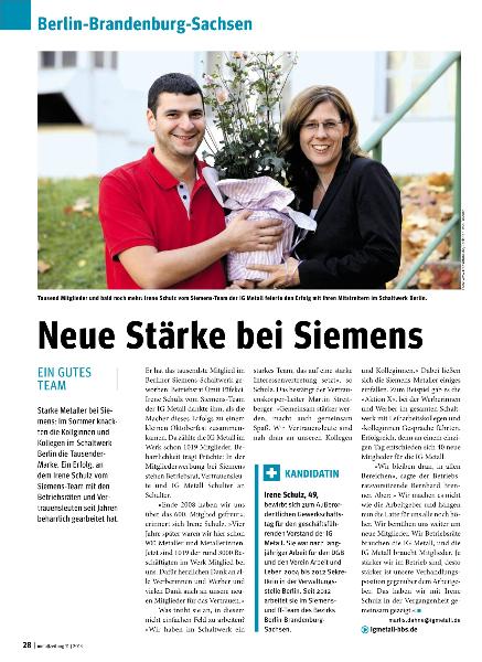 metallzeitung - Regionalseiten Berlin-Brandenburg-Sachsen November 2013