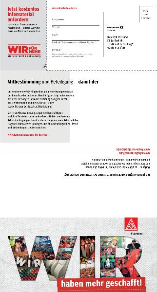 Wir haben mehr geschafft! Flyer zum Tarifabschluss 2014 in der Textil- und Bekleidungsindustrie