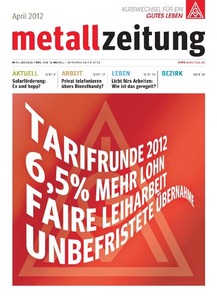 metallzeitung April 2012