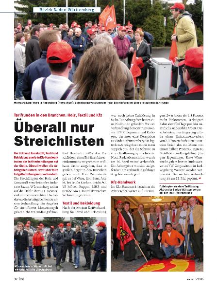 metall-Regionalseiten Baden-Württemberg Mai 2006