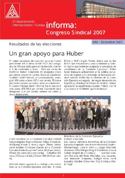 Spanisch: Congreso Sindical 2007