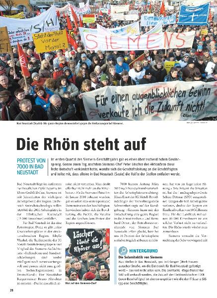 metallzeitung - Regionalseiten Bayern März 2010