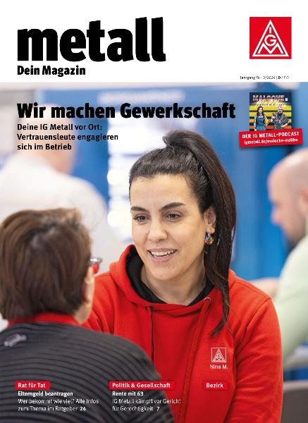 metall. Dein Magazin, März/April 2024