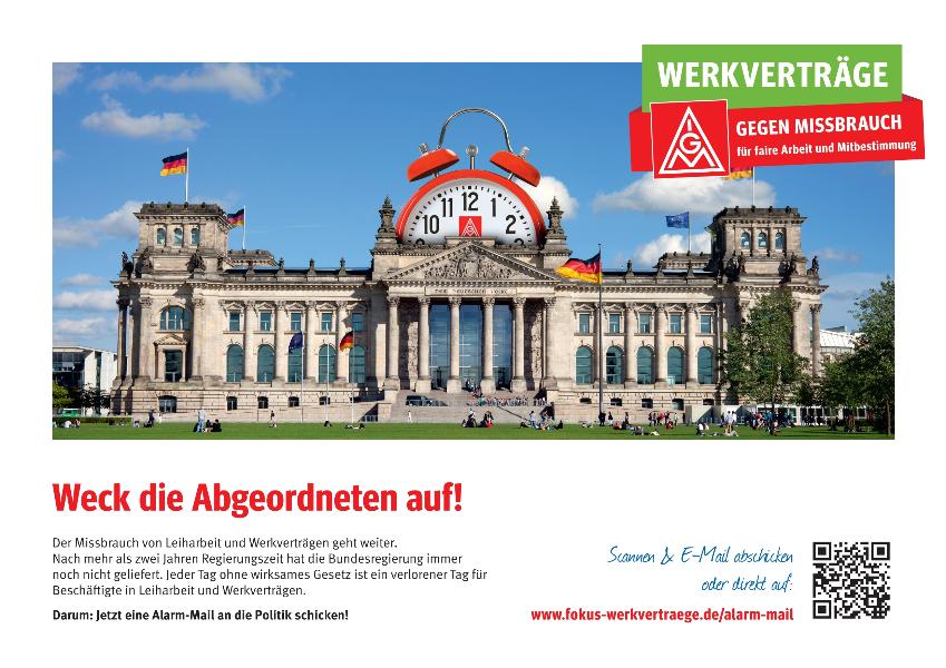 Weck die Abgeordneten auf! (Querformat DIN A3)