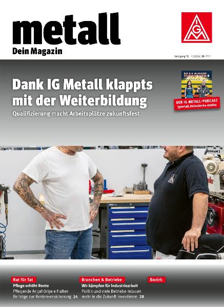 metall. Dein Magazin, Juli/August 2024