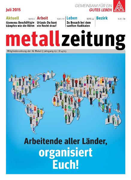 metallzeitung Juli 2015
