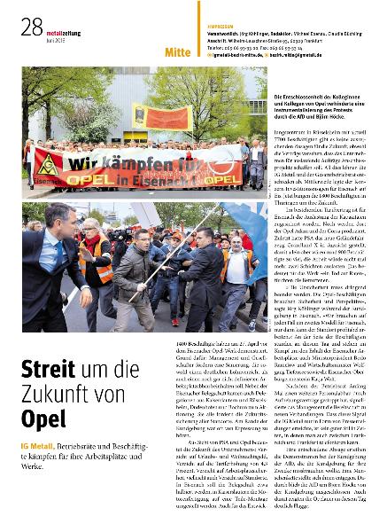 metallzeitung - Regionalseiten Mitte Juni 2018