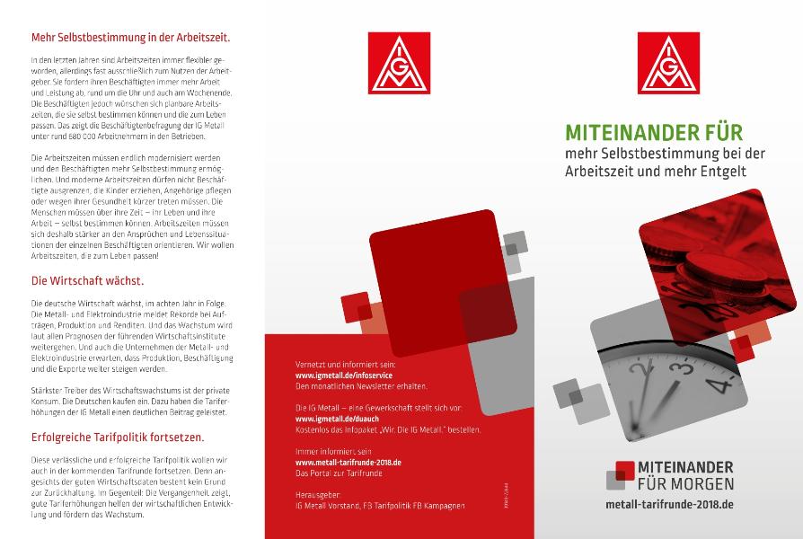 Miteinander für mehr Selbstbestimmung bei der Arbeitszeit und mehr Entgelt