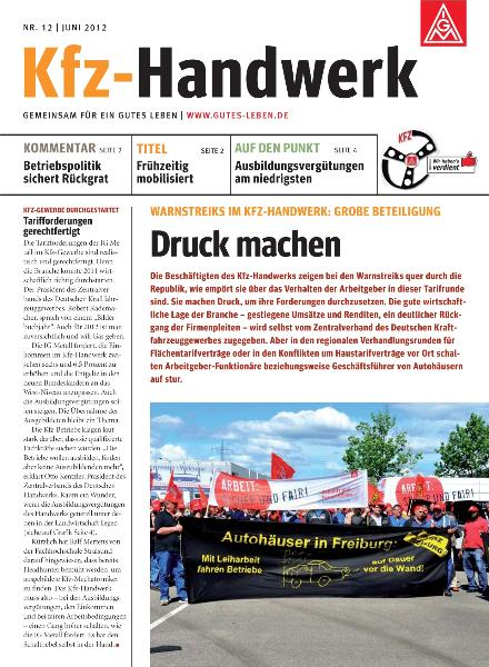 Kfz-Handwerk Nr. 12 / Juni 2012