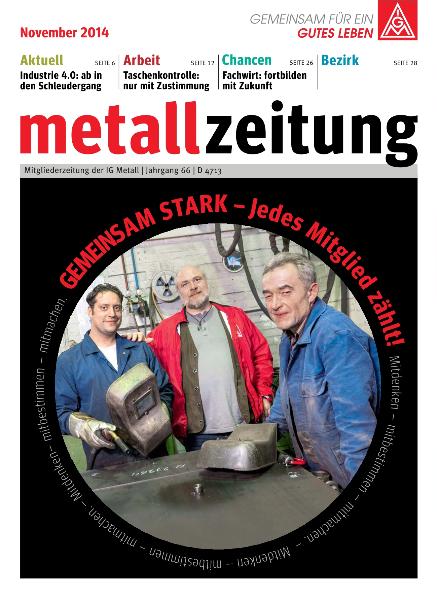 metallzeitung November 2014