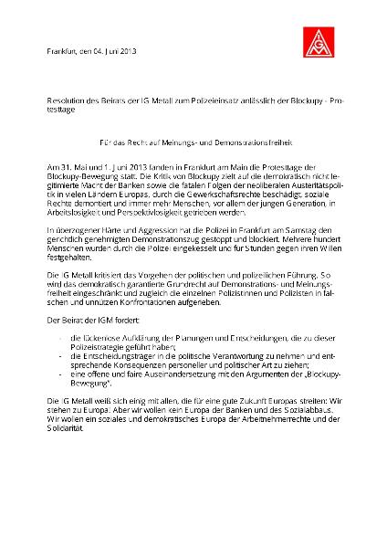 13_6_4_Resolution Beirat Blockupy Protesttage