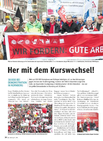 metallzeitung - Regionalseiten Bayern Dezember 2010