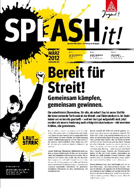Splash it! Die Zeitung der Kampagne Operation Übernahme, Ausgabe 03 / März 2012