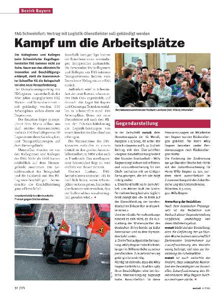 metall-Regionalseiten Bayern April 2005