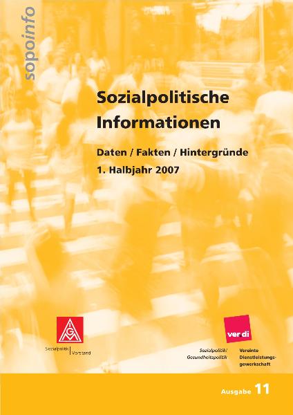 Sozialpolitische Informationen Nr. 1 / 2007: Inhalt
