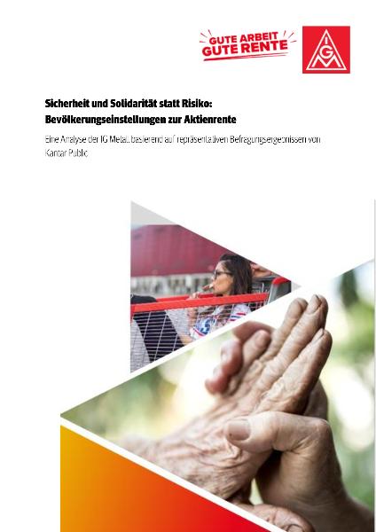 Sicherheit und Solidarität statt Risiko: Bevölkerungseinstellungen zur Aktienrente