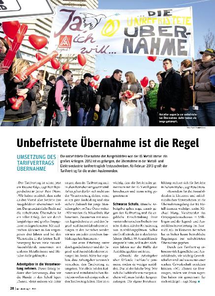 metallzeitung - Regionalseiten Frankfurt Februar 2013