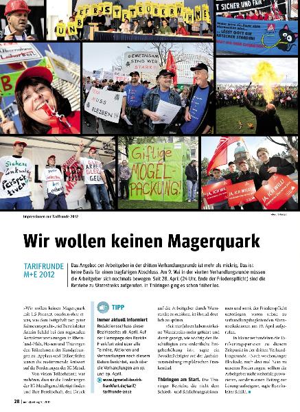 metallzeitung - Regionalseiten Frankfurt Mai 2012