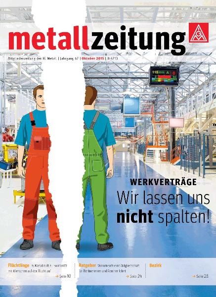 metallzeitung Oktober 2015