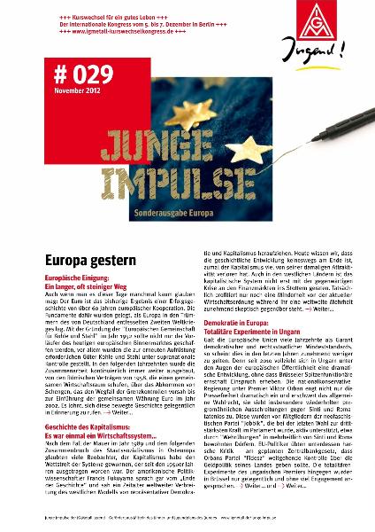 Junge Impulse, Ausgabe 29 (11/2012)