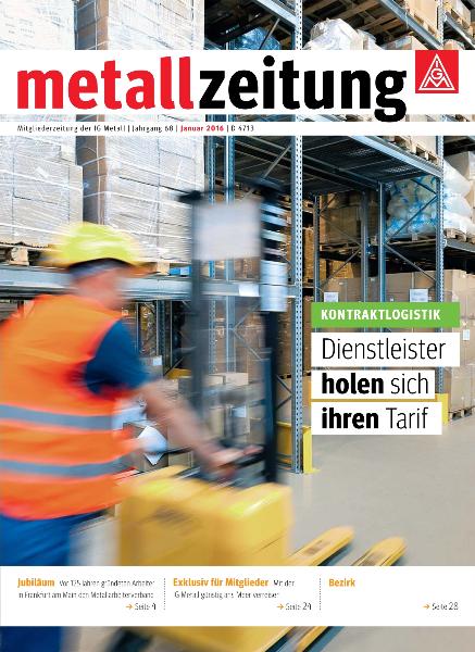 metallzeitung Januar 2016