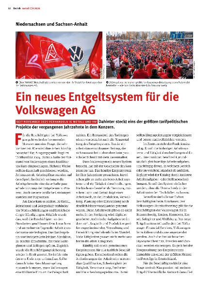 metall - Regionalseiten Niedersachsen und Sachsen-Anhalt Juli/August 2026