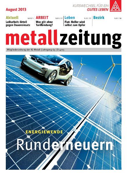 metallzeitung August 2013