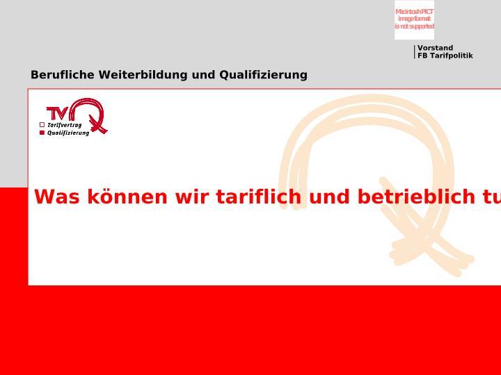 Dokumente zur Handlungshilfe Qualifizierung: Was können wir tun?