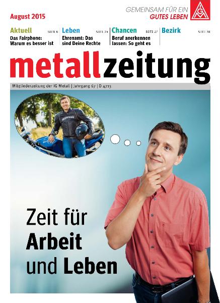 metallzeitung August 2015