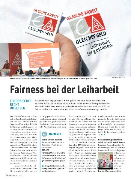 metallzeitung - Regionalseiten Bayern Juni 2010
