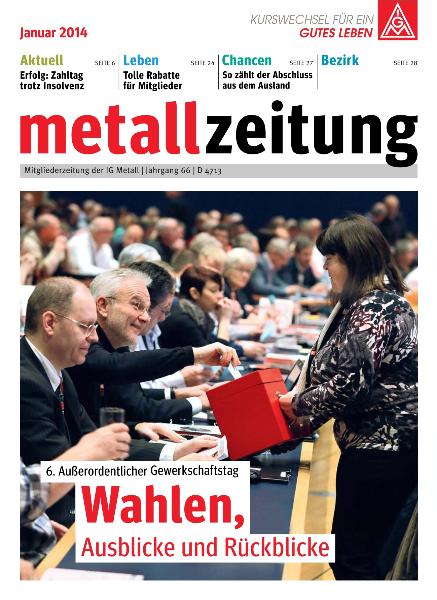 metallzeitung Januar 2014