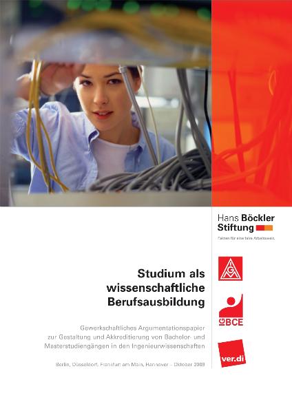 Studium als wissenschaftliche Berufsausbildung