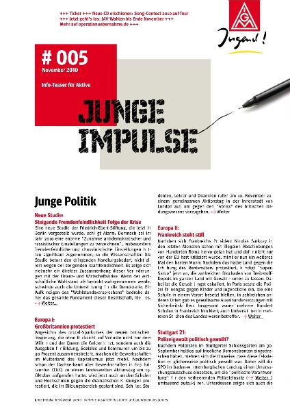 Junge Impulse, Ausgabe 05 (11/2010)