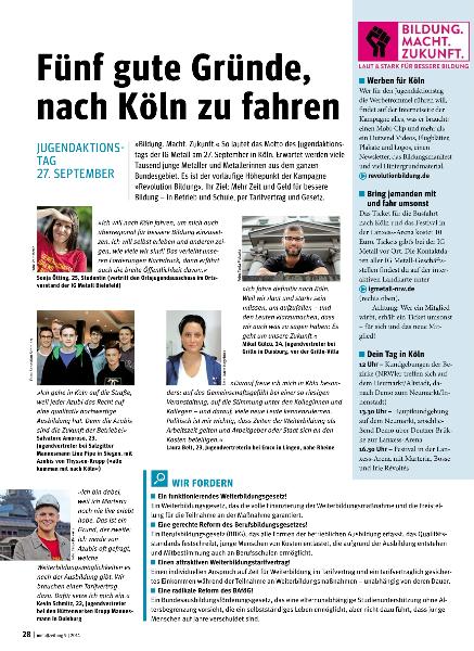 metallzeitung - Regionalseiten Nordrhein-Westfalen September 2014