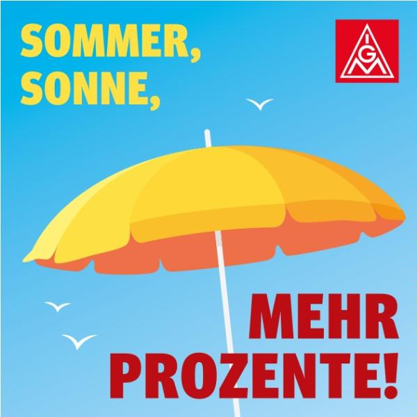 Sommer, Sonne, mehr Prozente