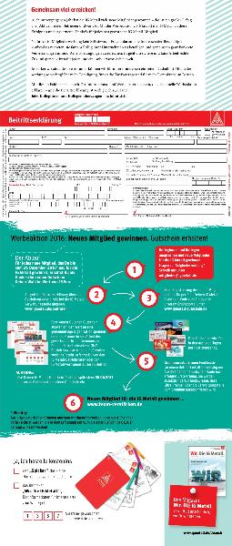 Werbeaktion 2016: Neues Mitglied gewinnen. Gutschein erhalten! Infoflyer Werbeaktion 2016